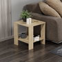 Hanah Home Mesa Auxiliar Roble Zafiro 40x40x42 cm